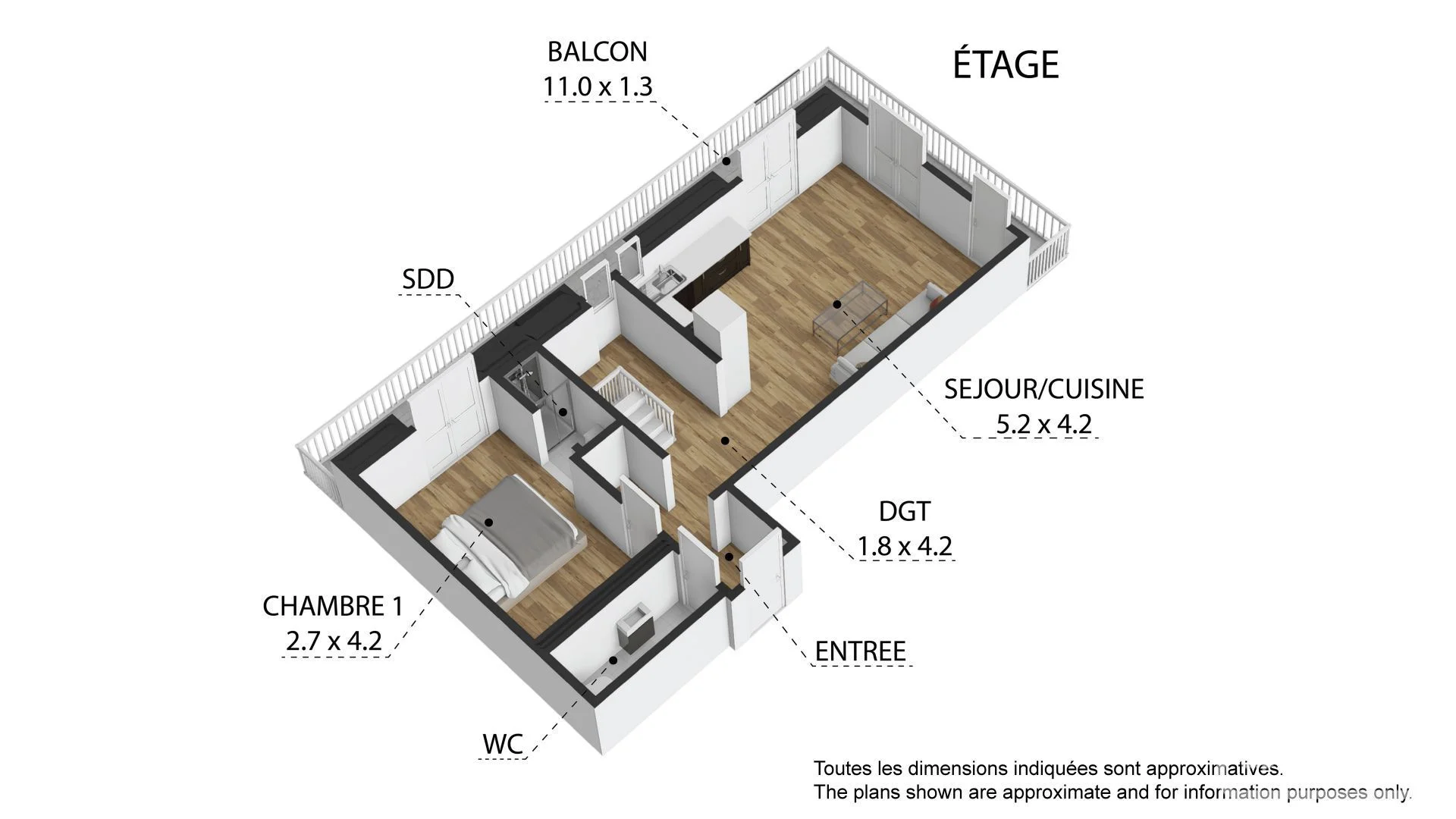 A brand-new 3 bedroom, 2 bathroom duplex apartment with views, parking and cave., Saint-Jean-d'Aulps, St Jean d'Aulps & Vallée (photo 6)
