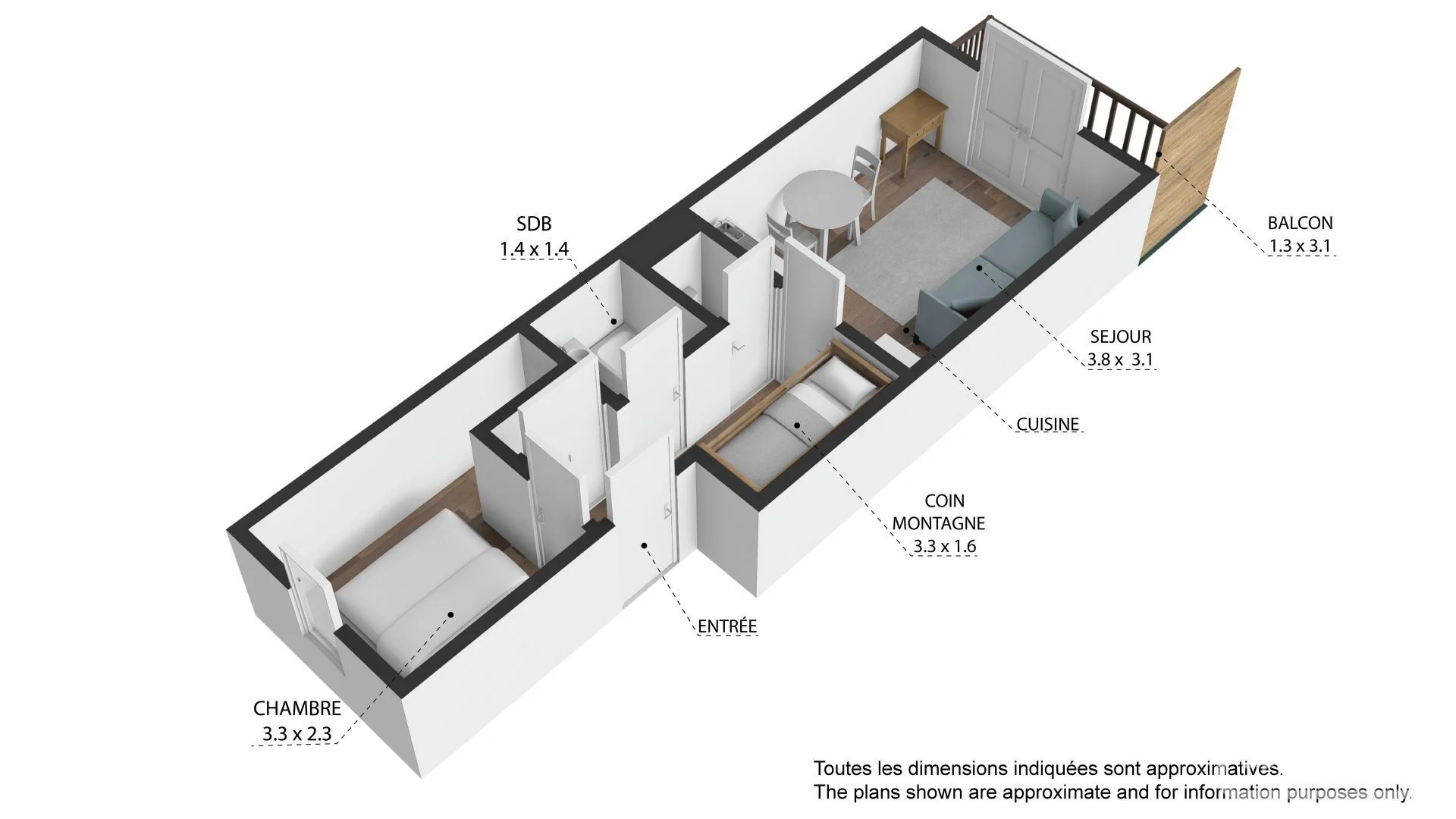 Appt. Yeti 6, 25, Châtel, Châtel & Vallée (photo 11)