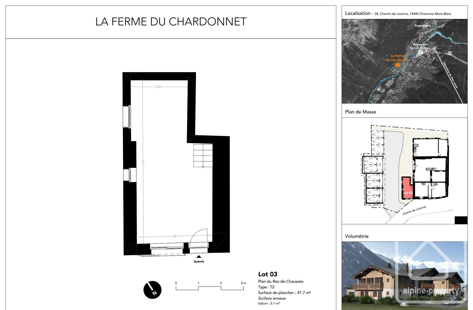 Ferme du Chardonnet lot 3, Chamonix-Mont-Blanc, Chamonix & Vallée (photo 5)