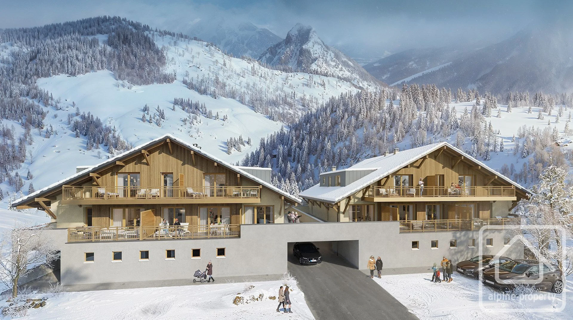 Appts. Le Domaine des Meuniers, T2, Abondance, Châtel & Vallée (photo 3)