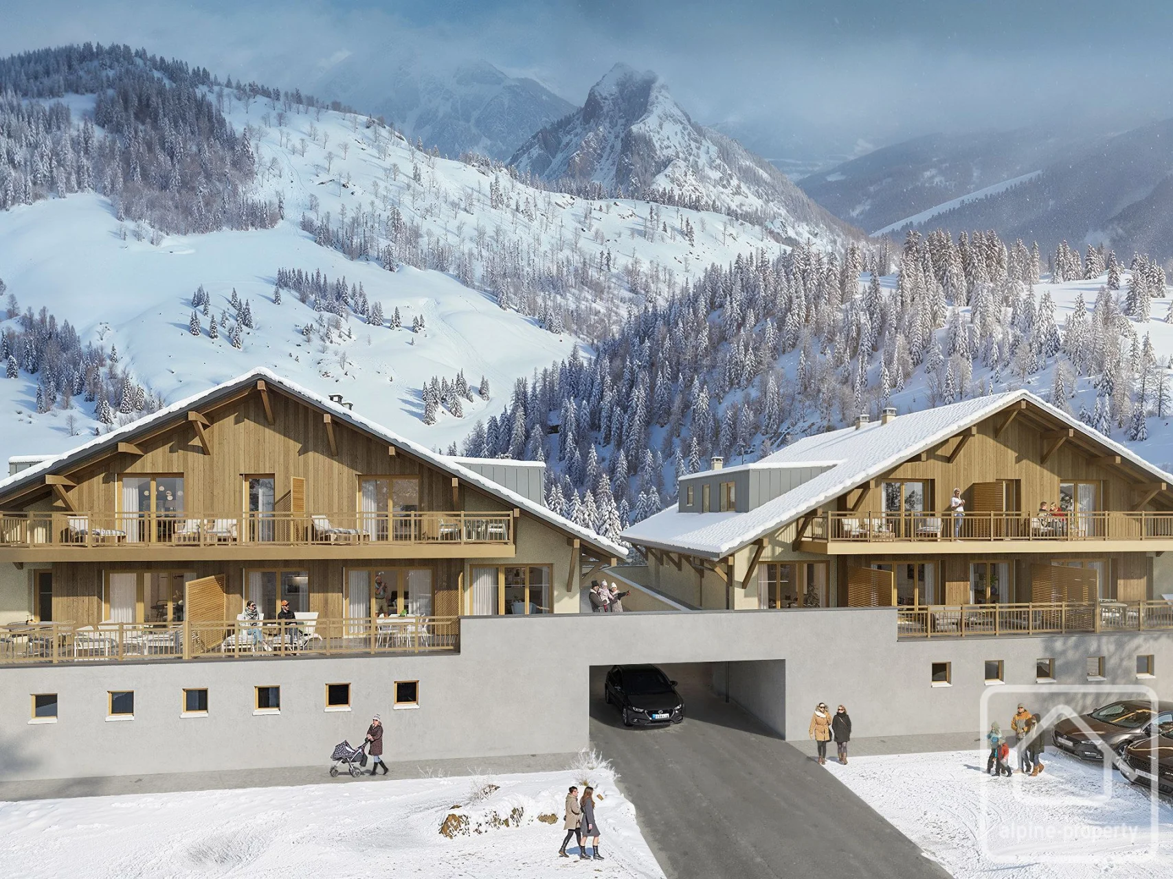 Appts. Le Domaine des Meuniers, T4, Abondance, Châtel & Vallée (photo 1)