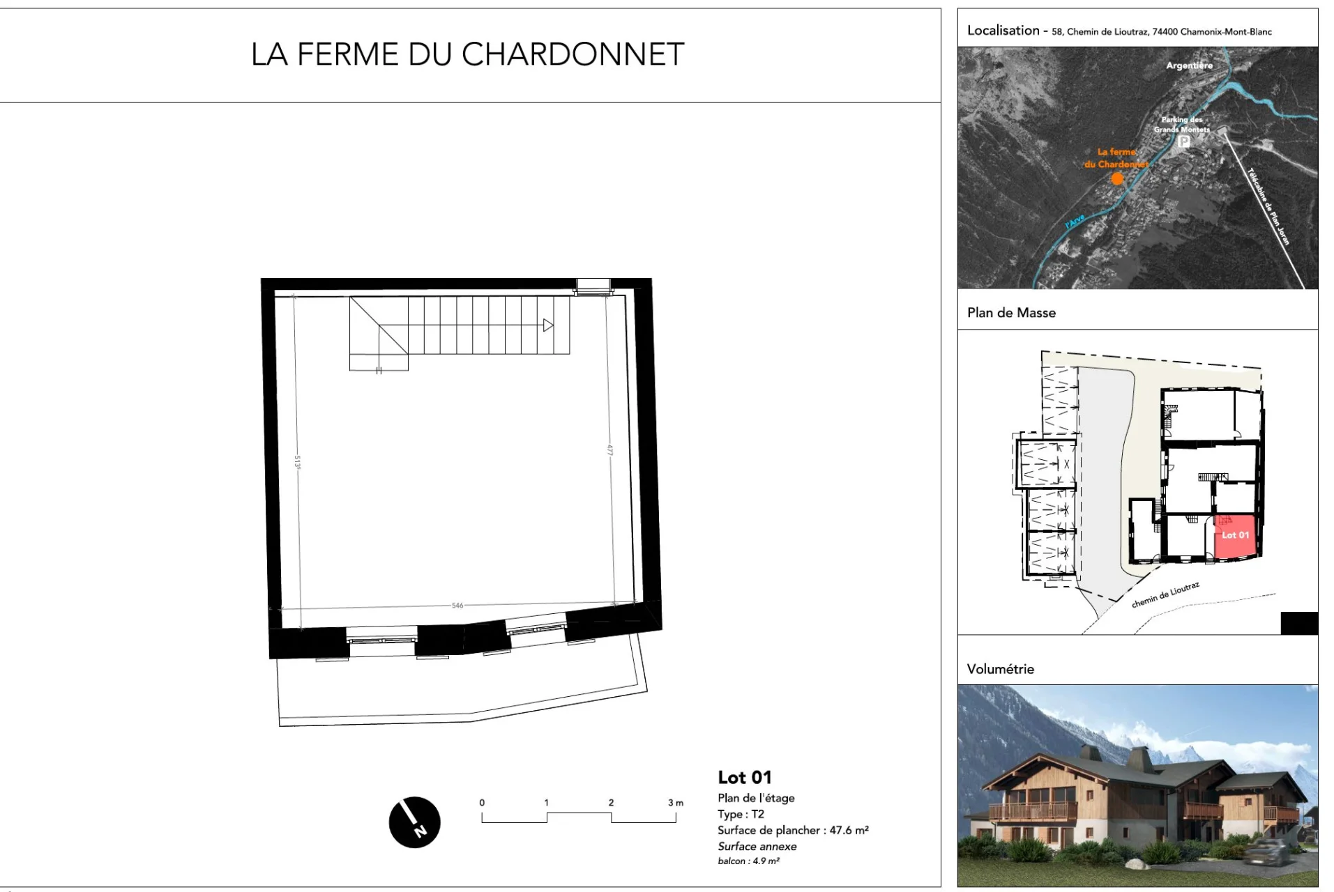 Ferme du Chardonnet, Lot 1, Chamonix-Mont-Blanc, Chamonix & Vallée (photo 4)