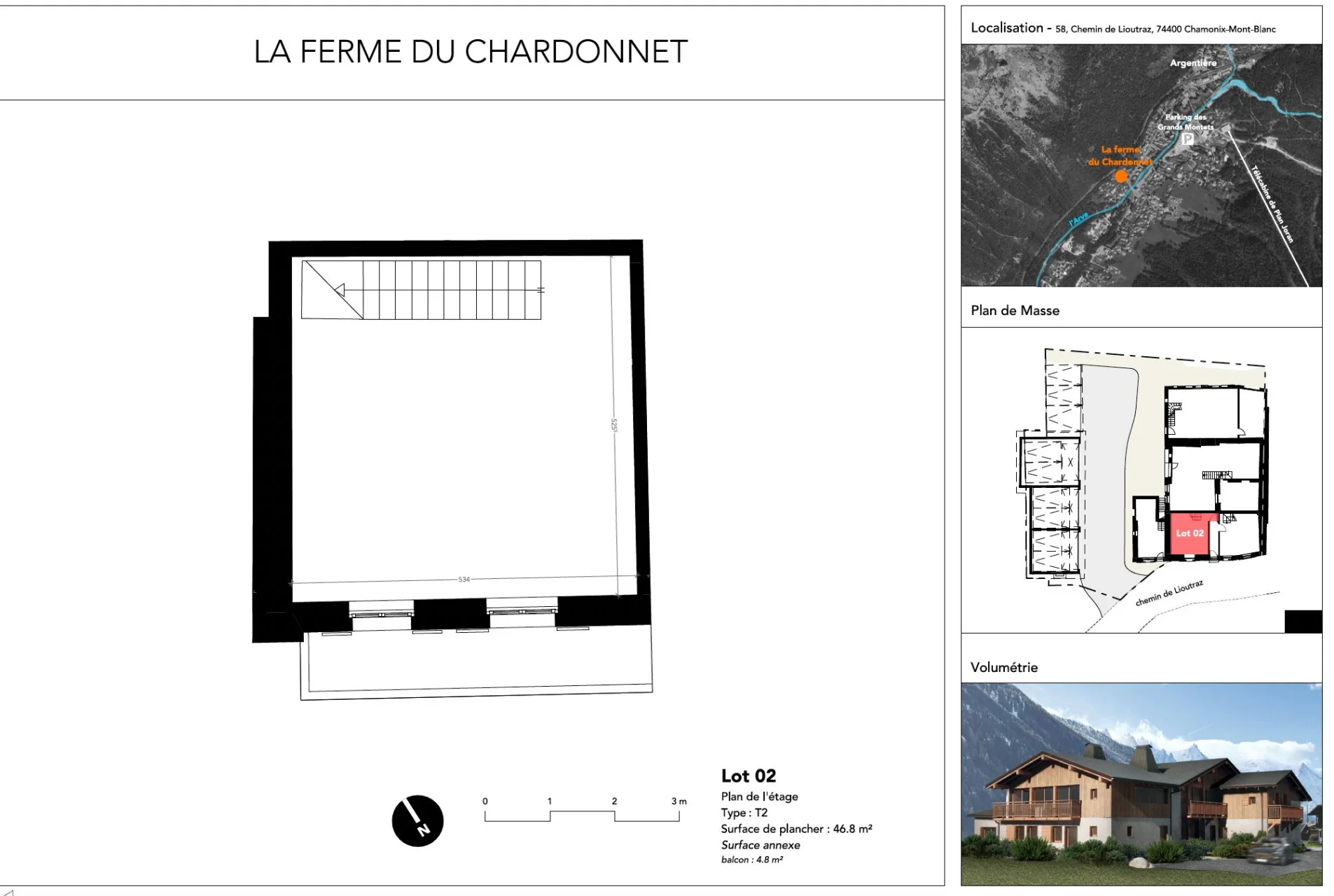 Ferme du Chardonnet, Lot 2, Chamonix-Mont-Blanc, Chamonix & Vallée (photo 4)