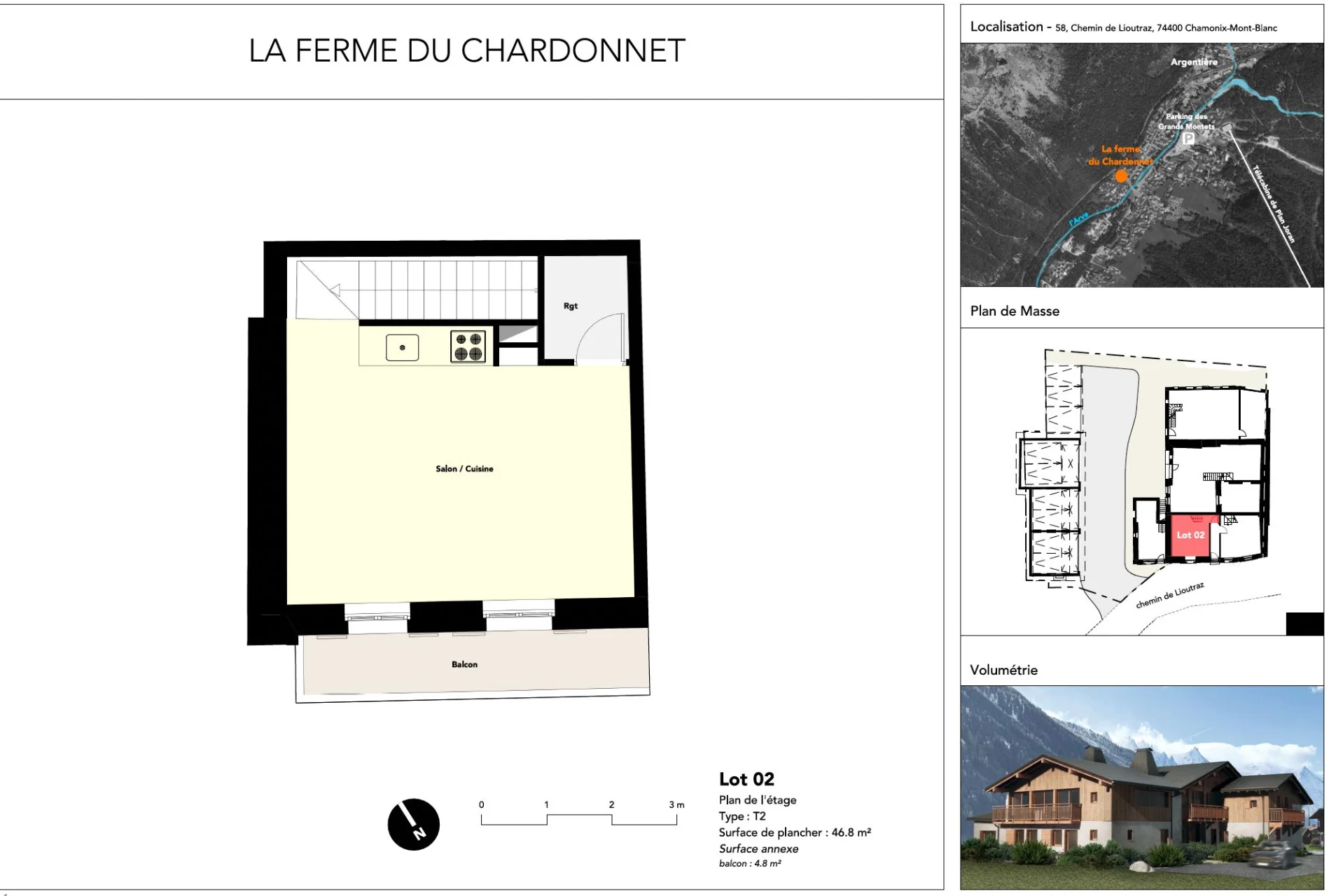 Ferme du Chardonnet, Lot 2, Chamonix-Mont-Blanc, Chamonix & Vallée (photo 5)