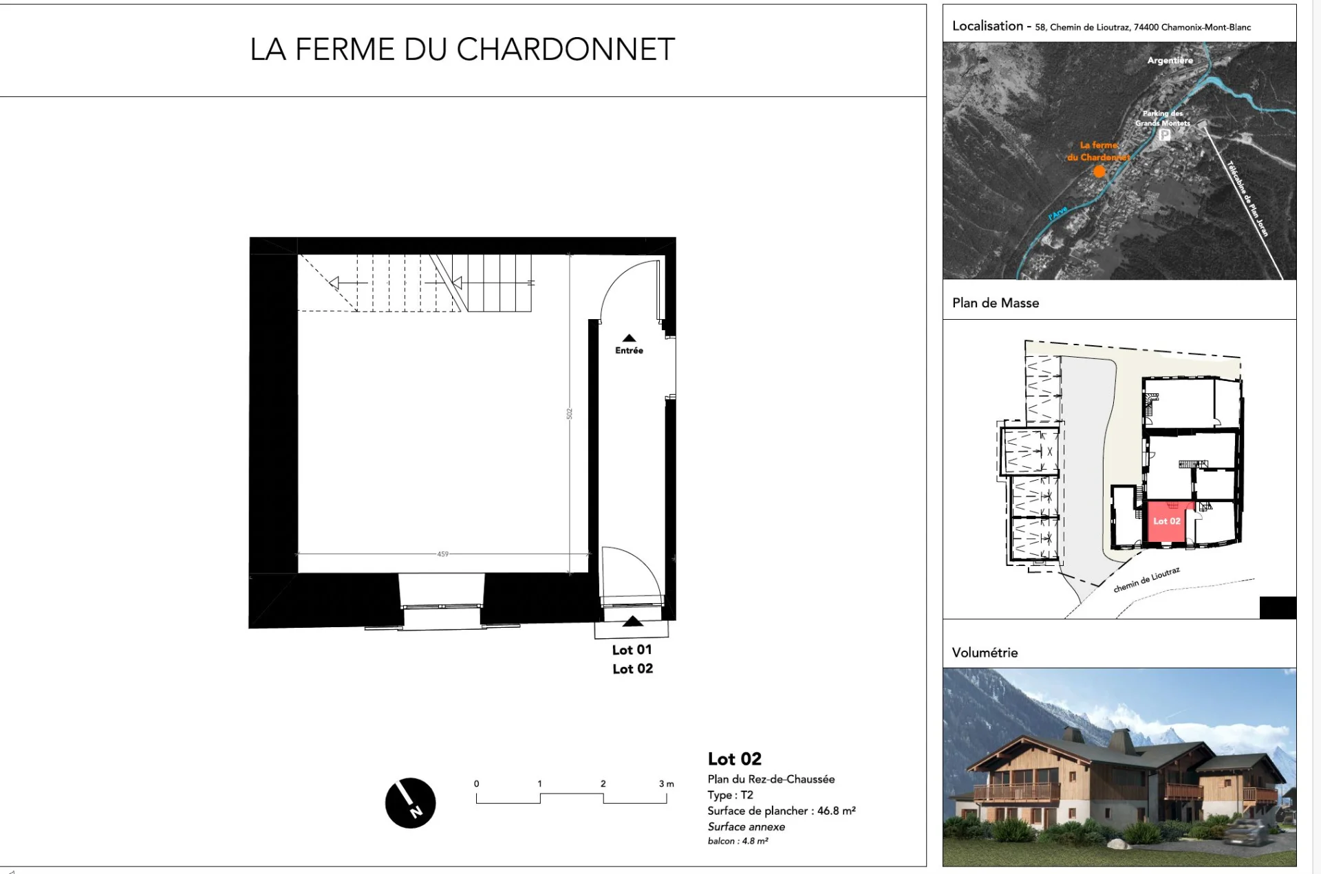 Ferme du Chardonnet, Lot 2, Chamonix-Mont-Blanc, Chamonix & Vallée (photo 6)