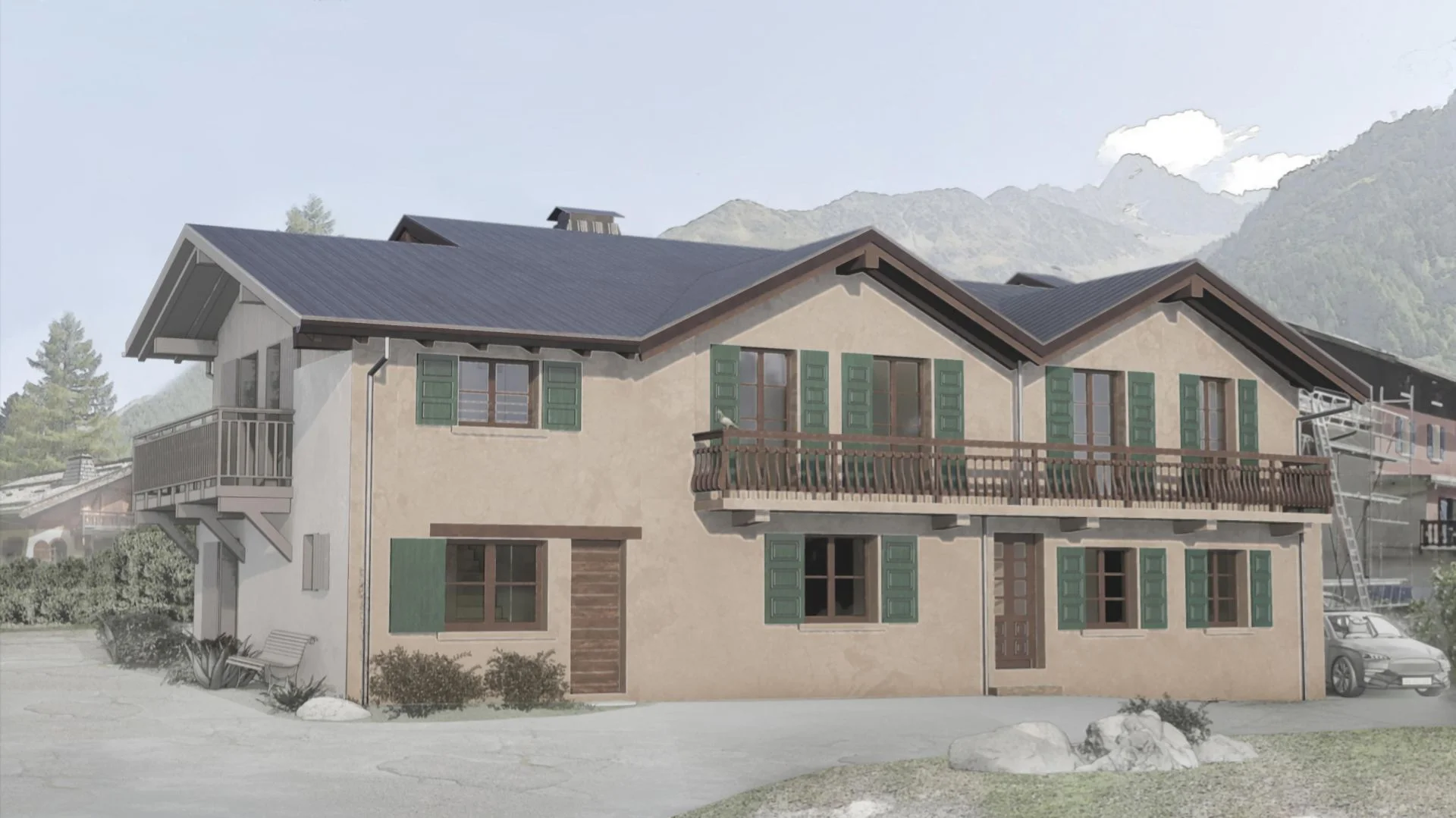 Ferme du Chardonnet, Lot 4, Chamonix-Mont-Blanc (photo 3)