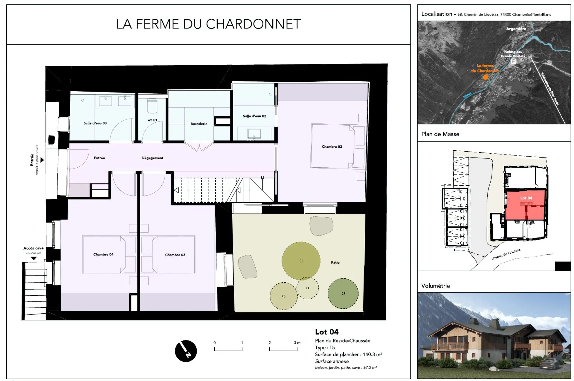 Ferme du Chardonnet, Lot 4, Chamonix-Mont-Blanc (photo 5)