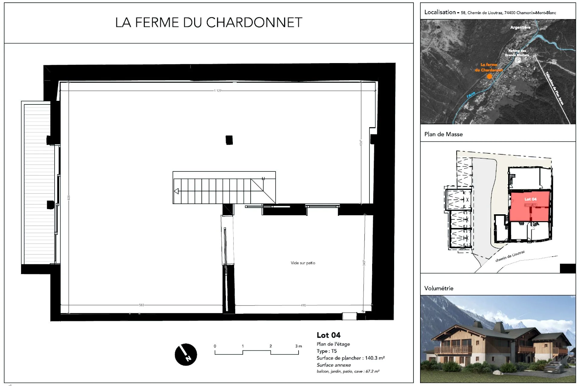 Ferme du Chardonnet, Lot 4, Chamonix-Mont-Blanc (photo 6)