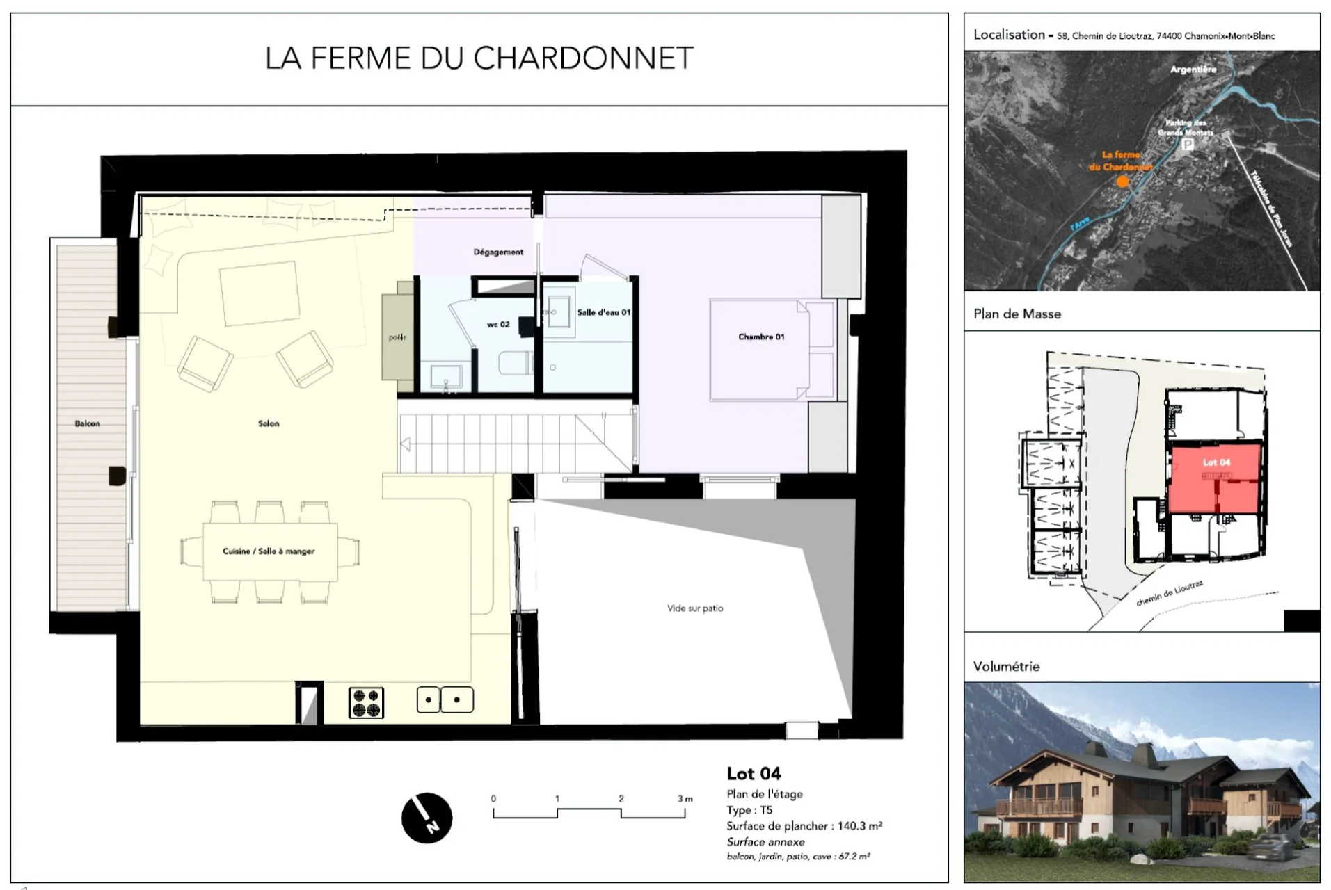 Ferme du Chardonnet, Lot 4, Chamonix-Mont-Blanc (photo 7)