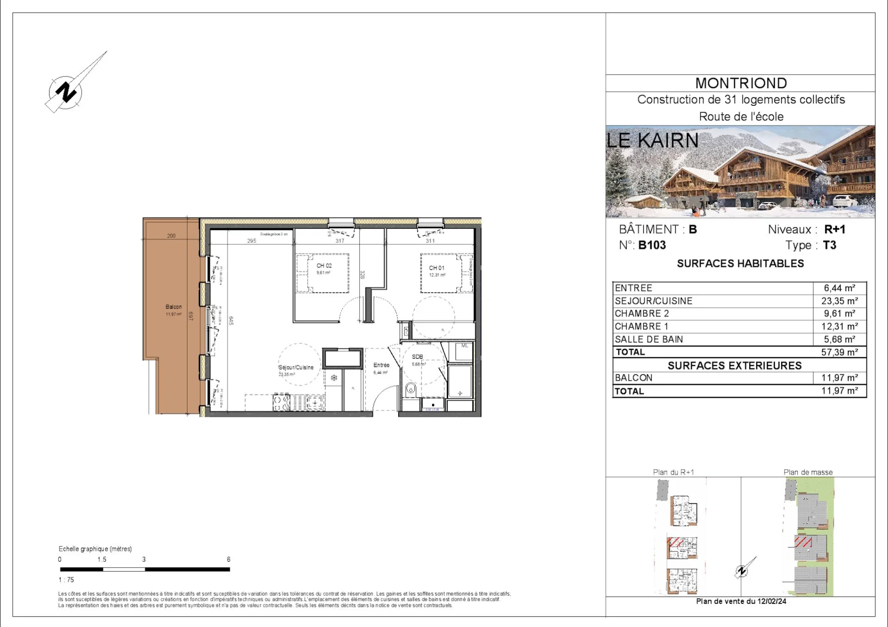 Appts. Le Kairn, T2+ / T3, Montriond, Morzine (photo 6)