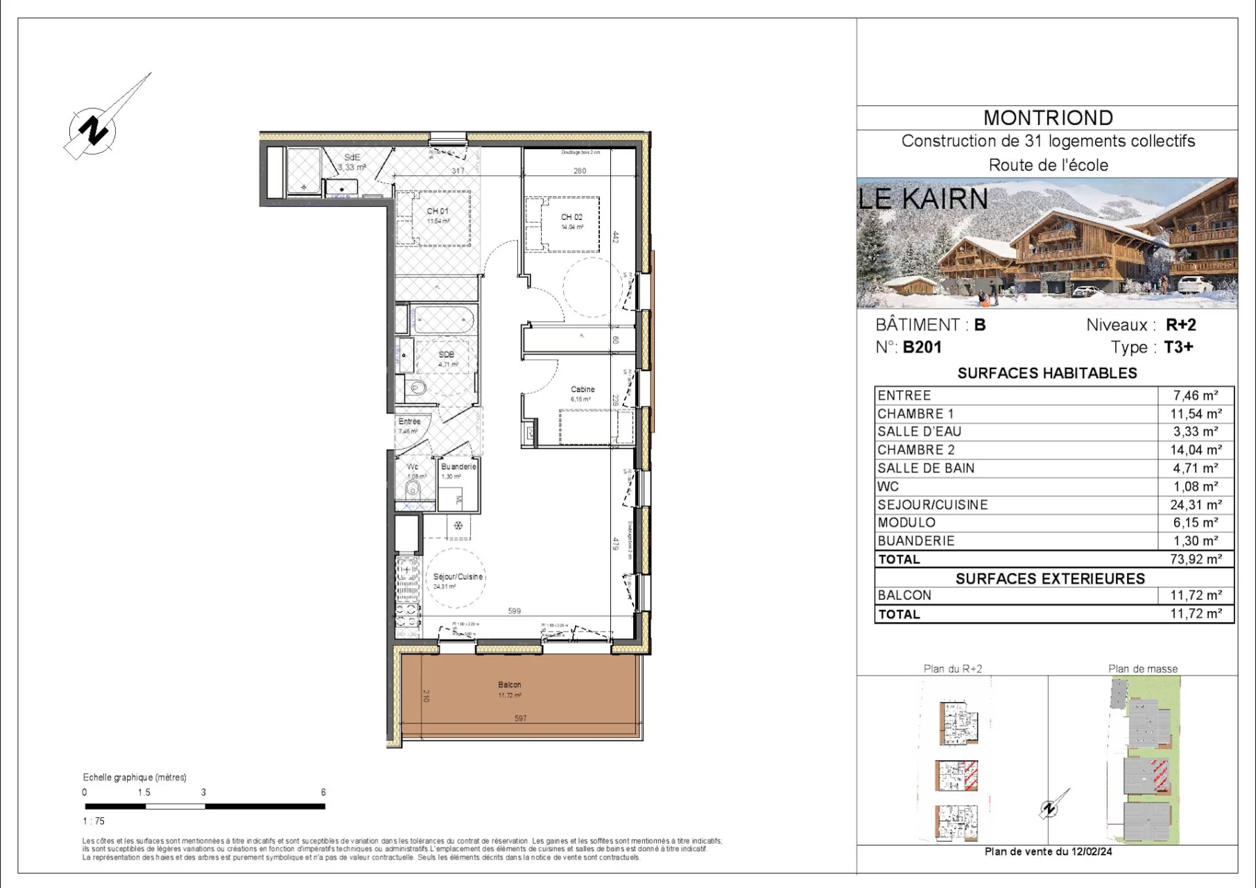 Appts. Le Kairn, T3+ / T4, Montriond, Morzine (photo 9)