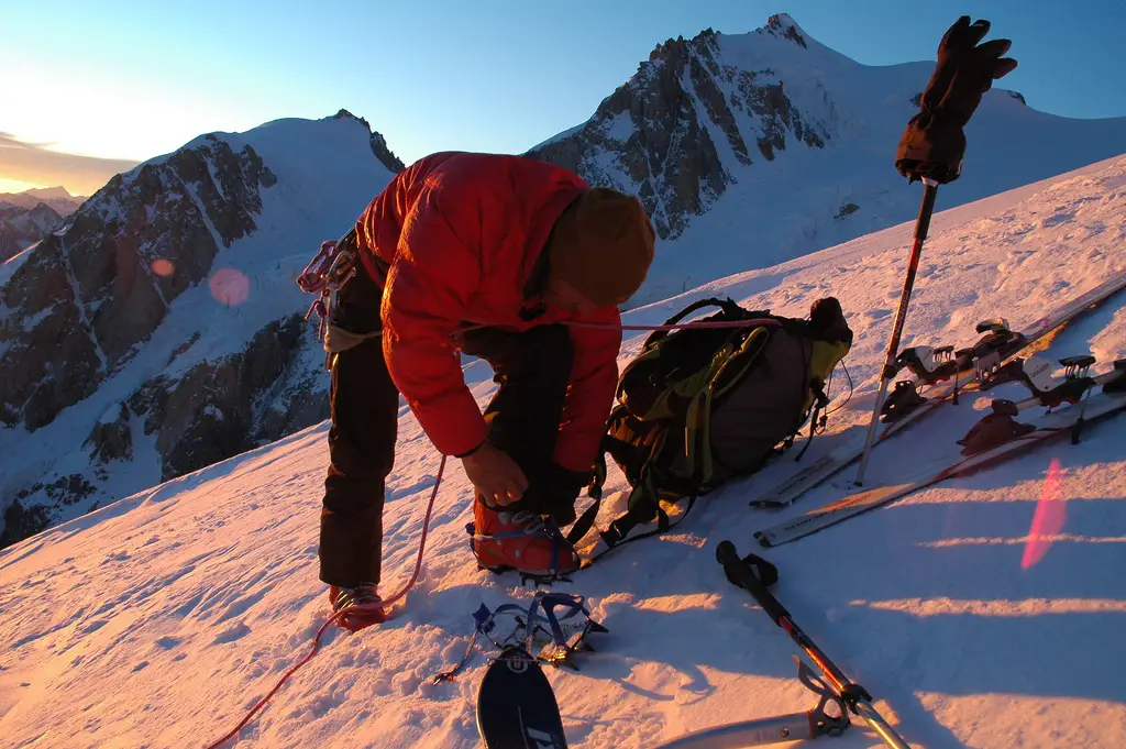 Police patrols above Chamonix
