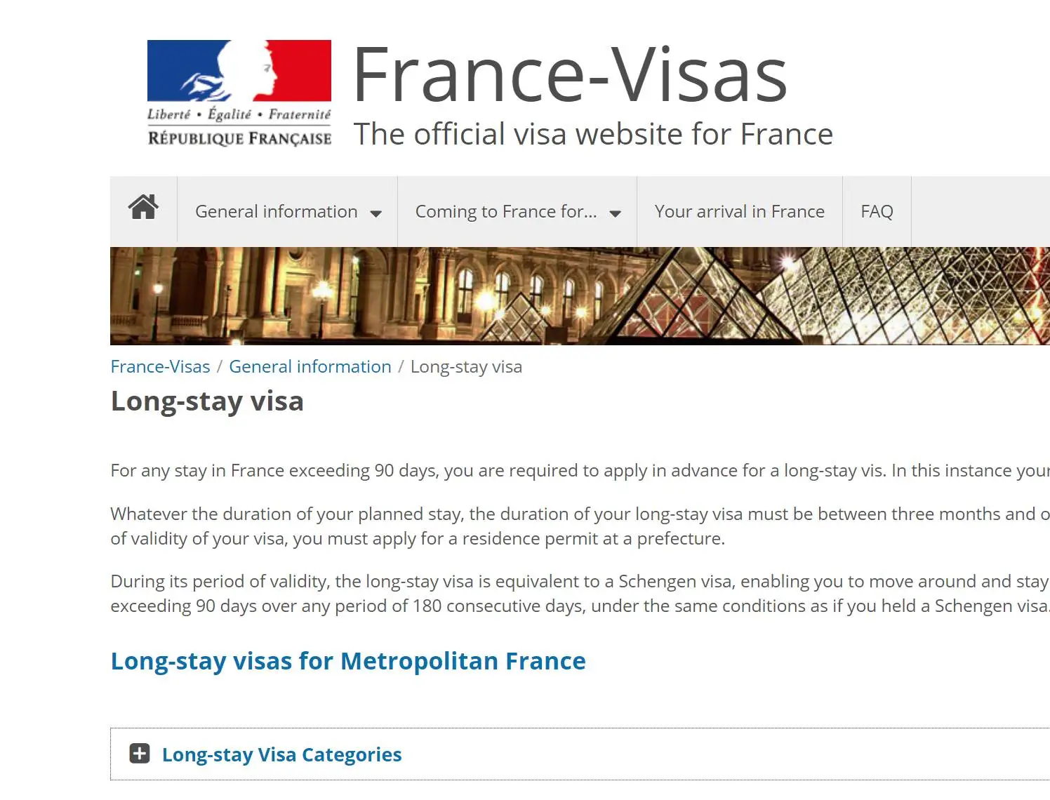 I’m British and live in the UK. How long can I stay in France?