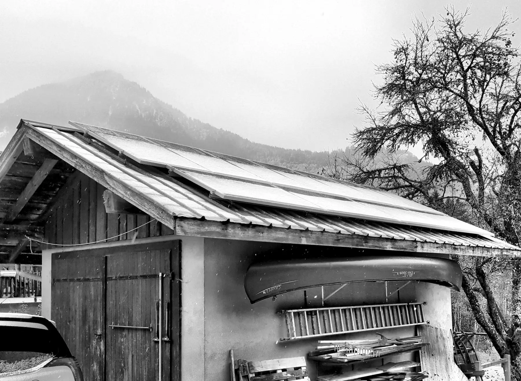 Solar Panels in the snow
