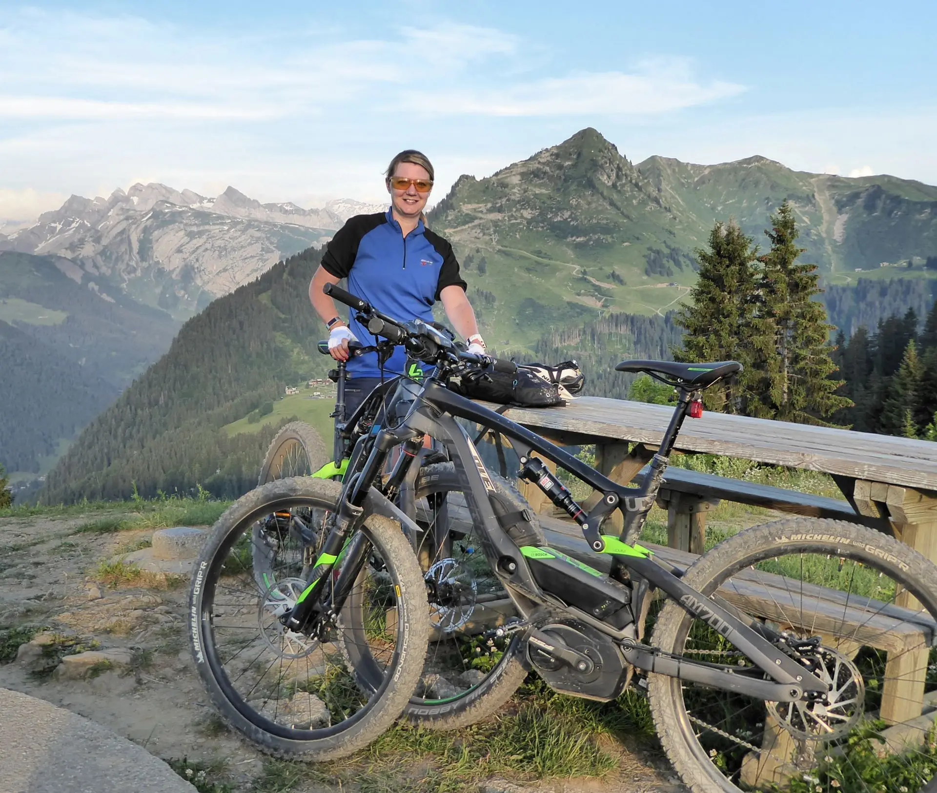 E-bikes in the Alps