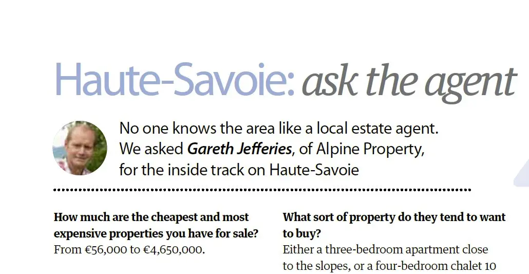 Some editorial in French Property News