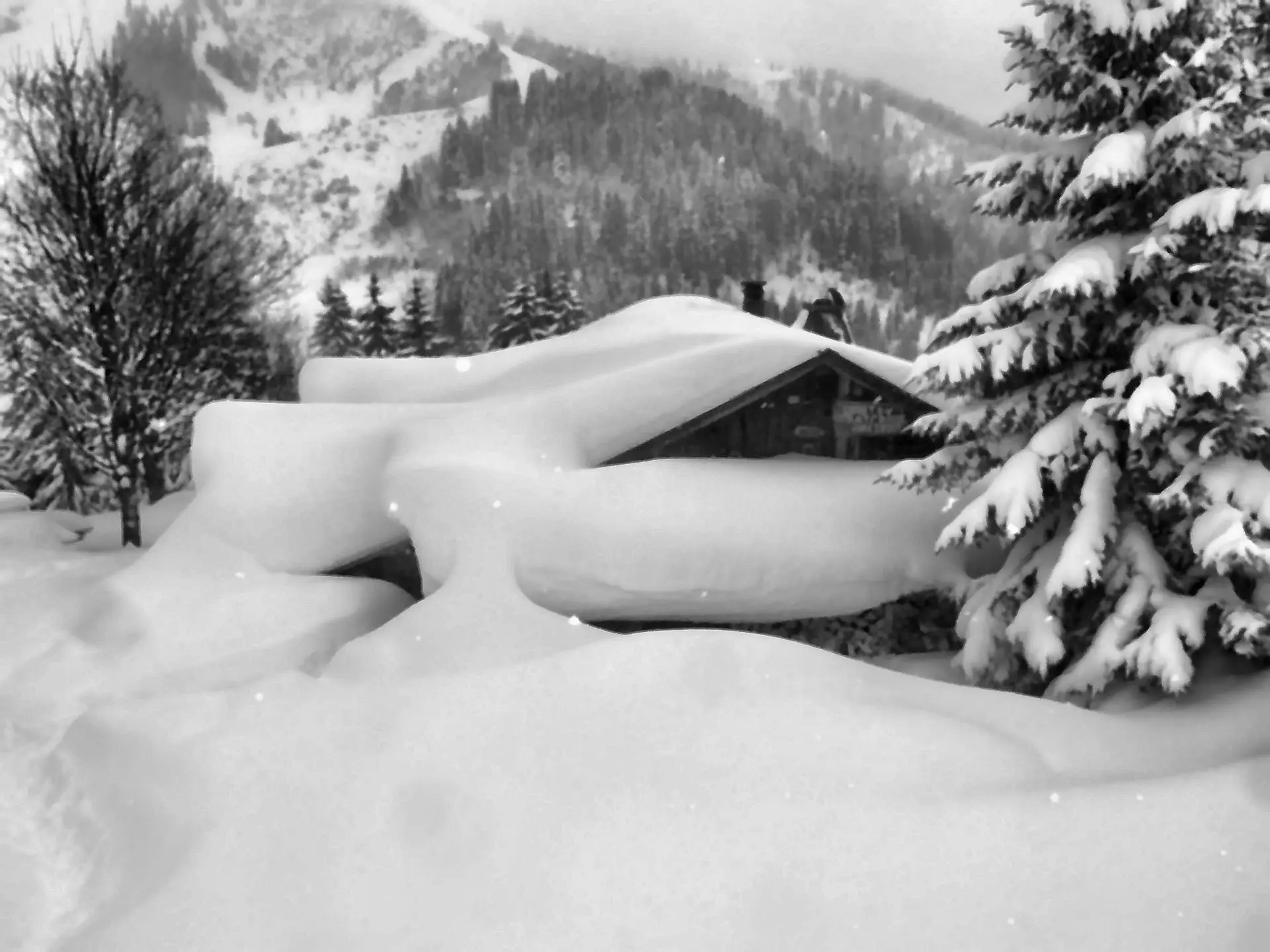 Snowmageddon in the Haute Savoie, 2015