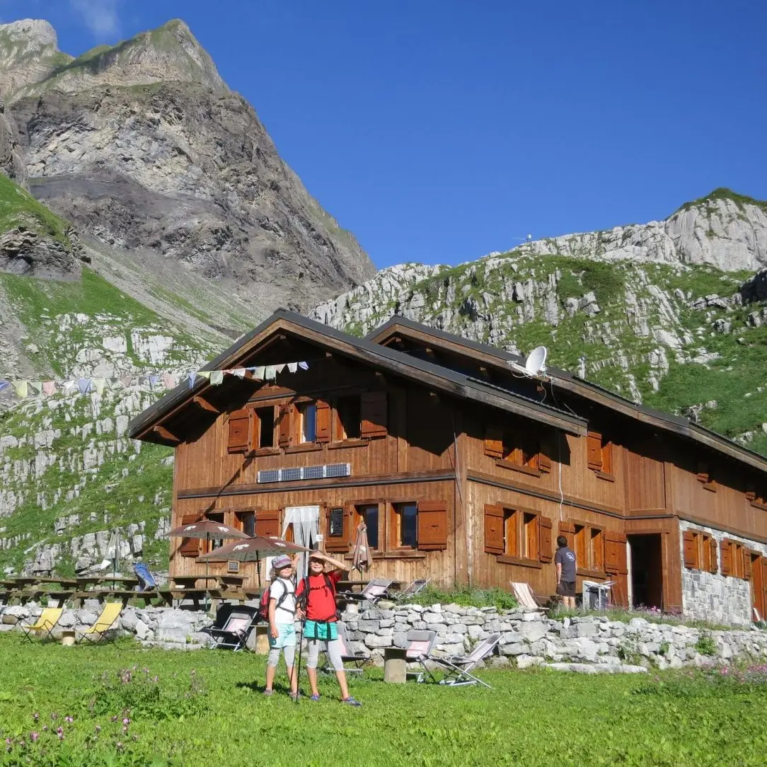 A refuge in the Alps