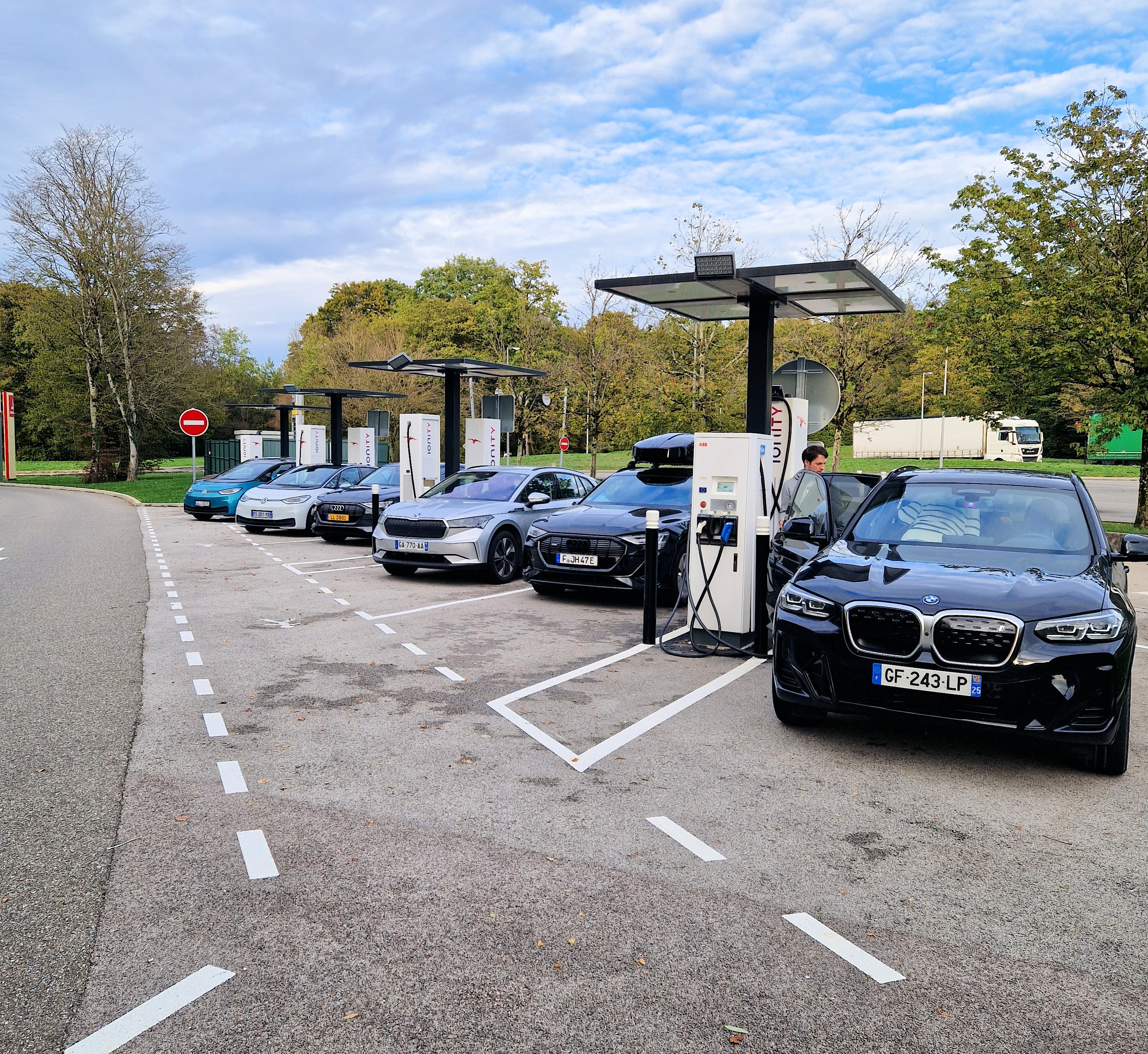 Ionity charging station, Aire de Jura