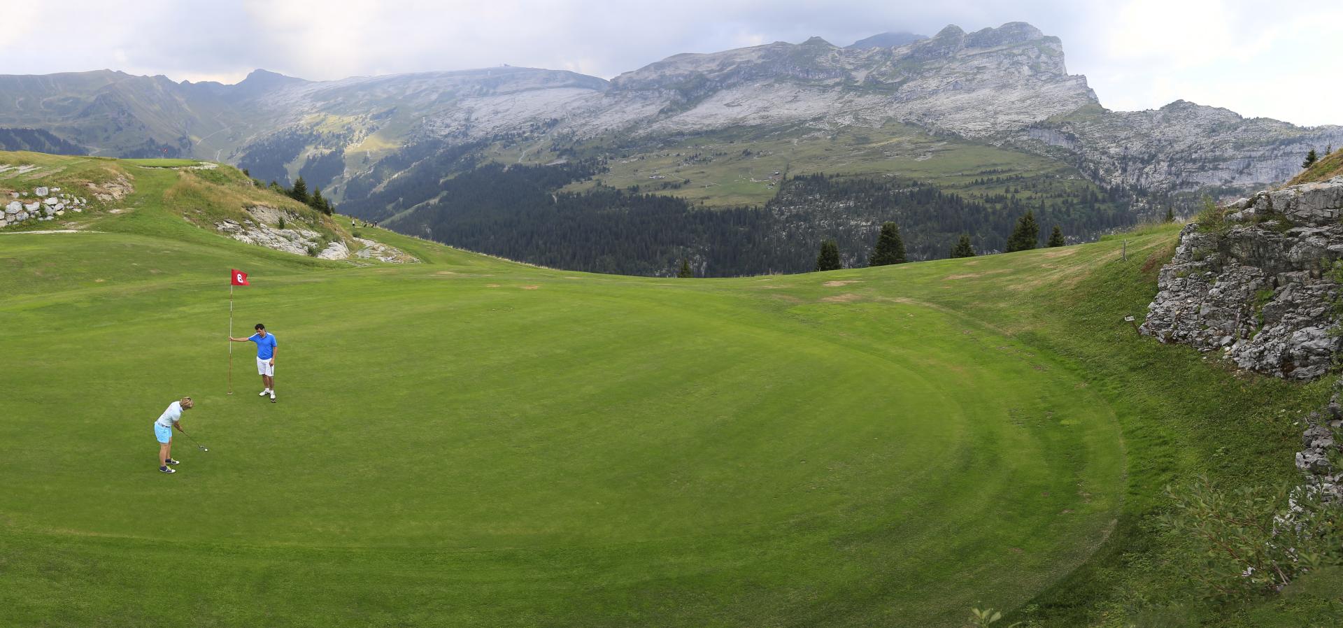 Golf in Flaine, courtesy of Flaine OT
