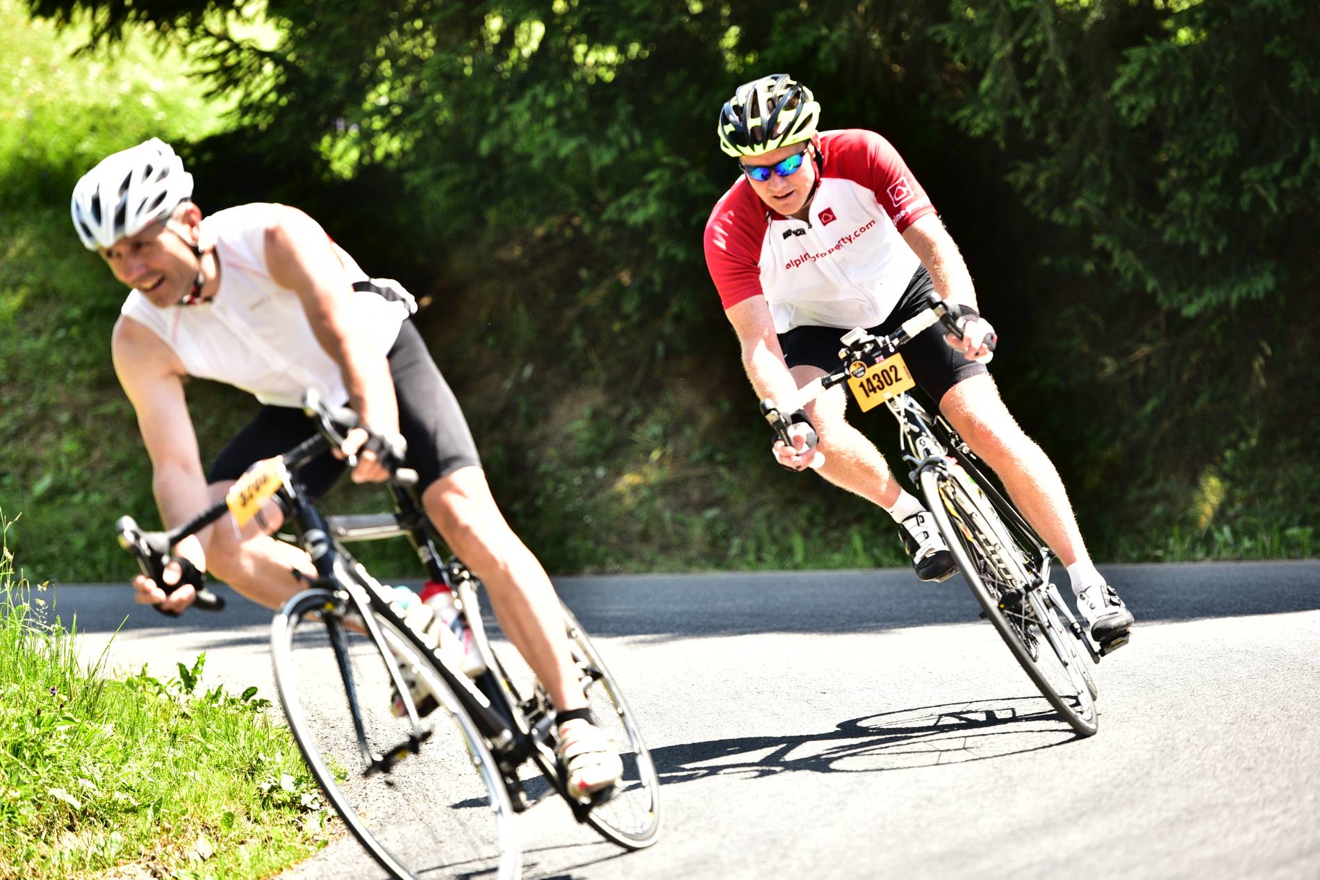 descent on the etape