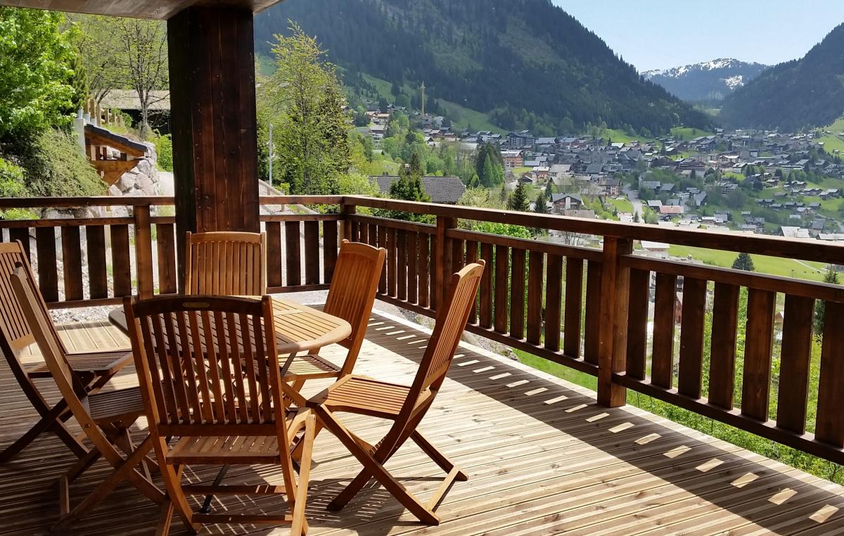 terrace in chatel