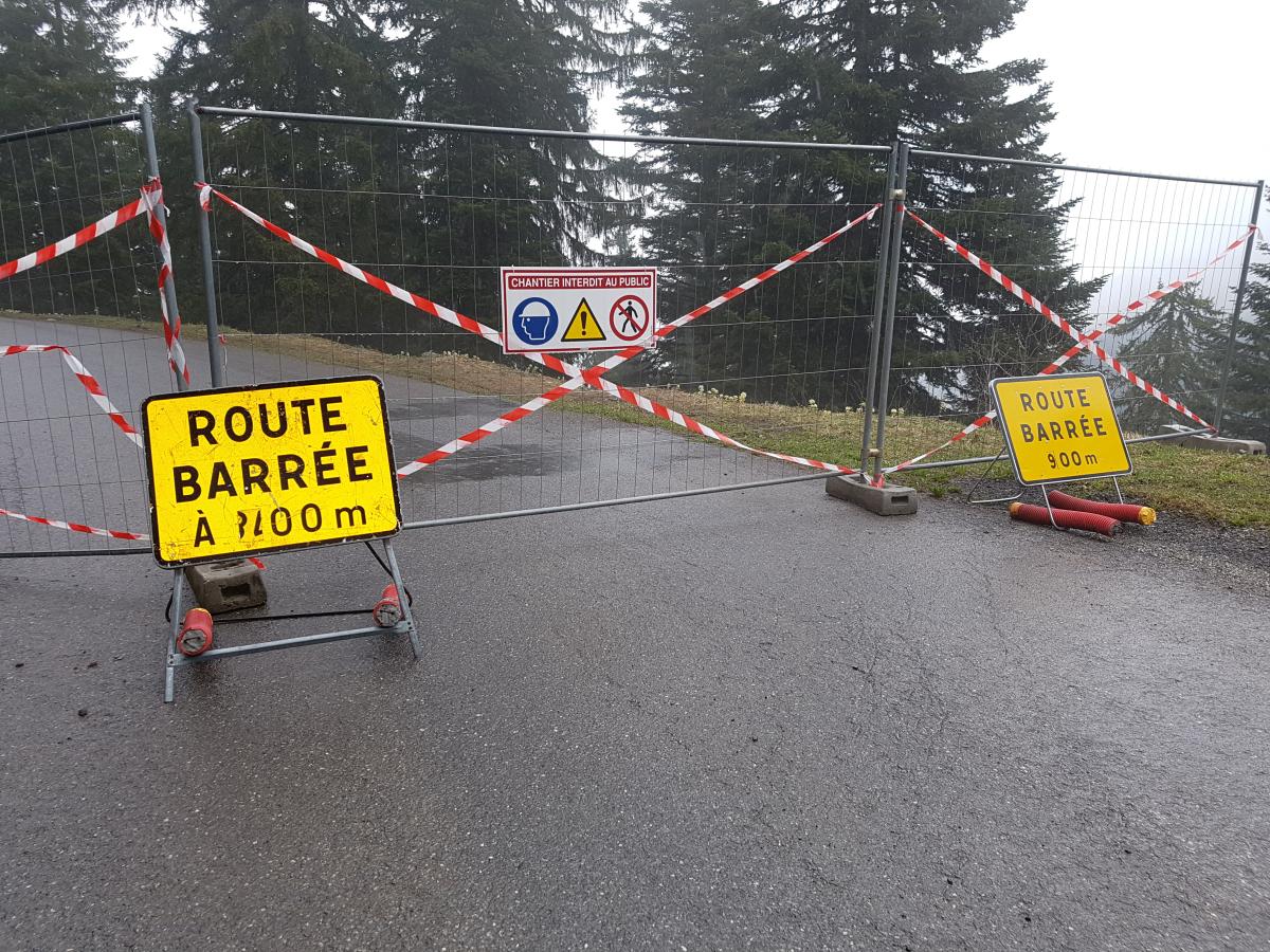Col de Joux Plane closed
