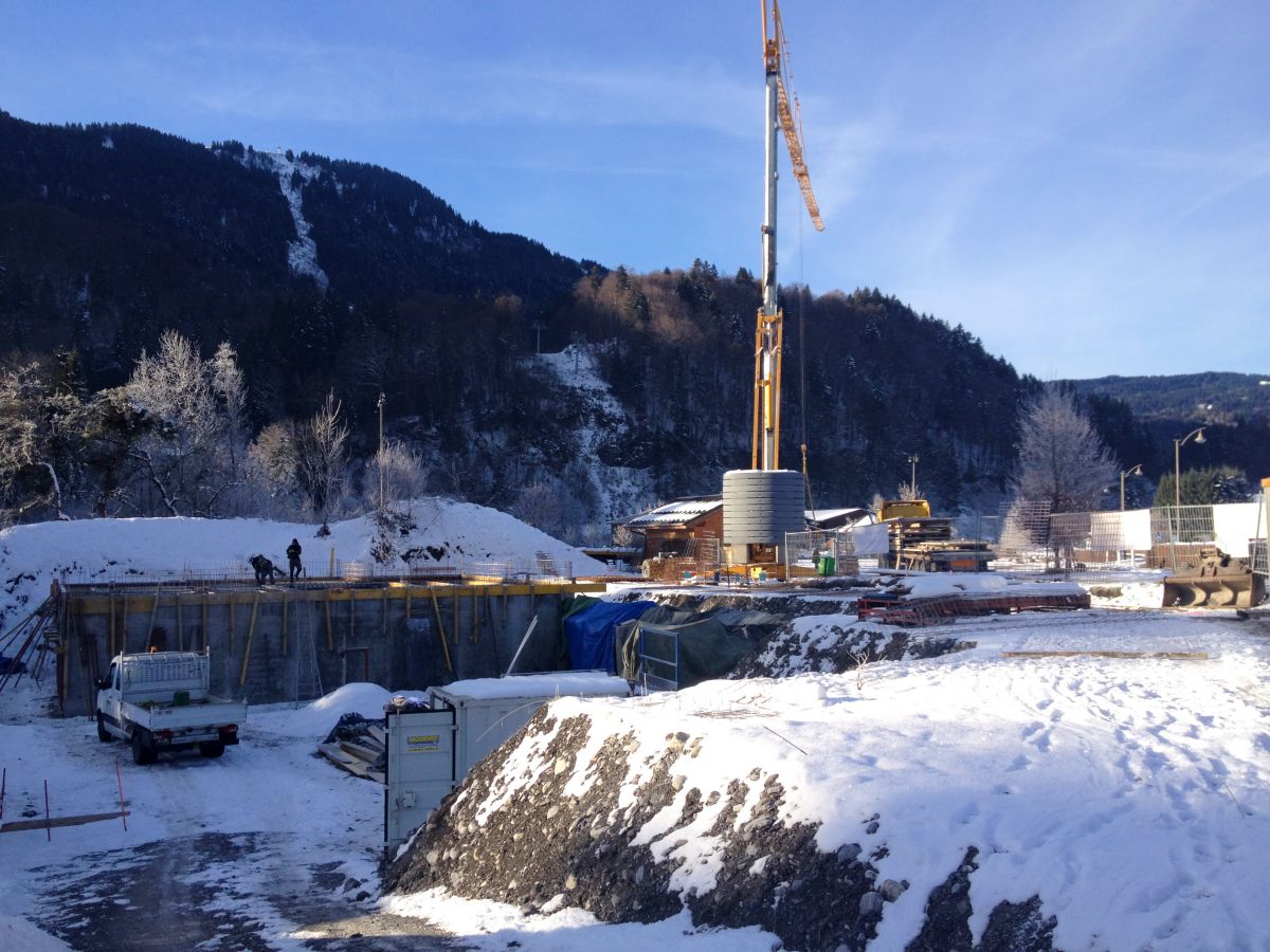 Current state of the works