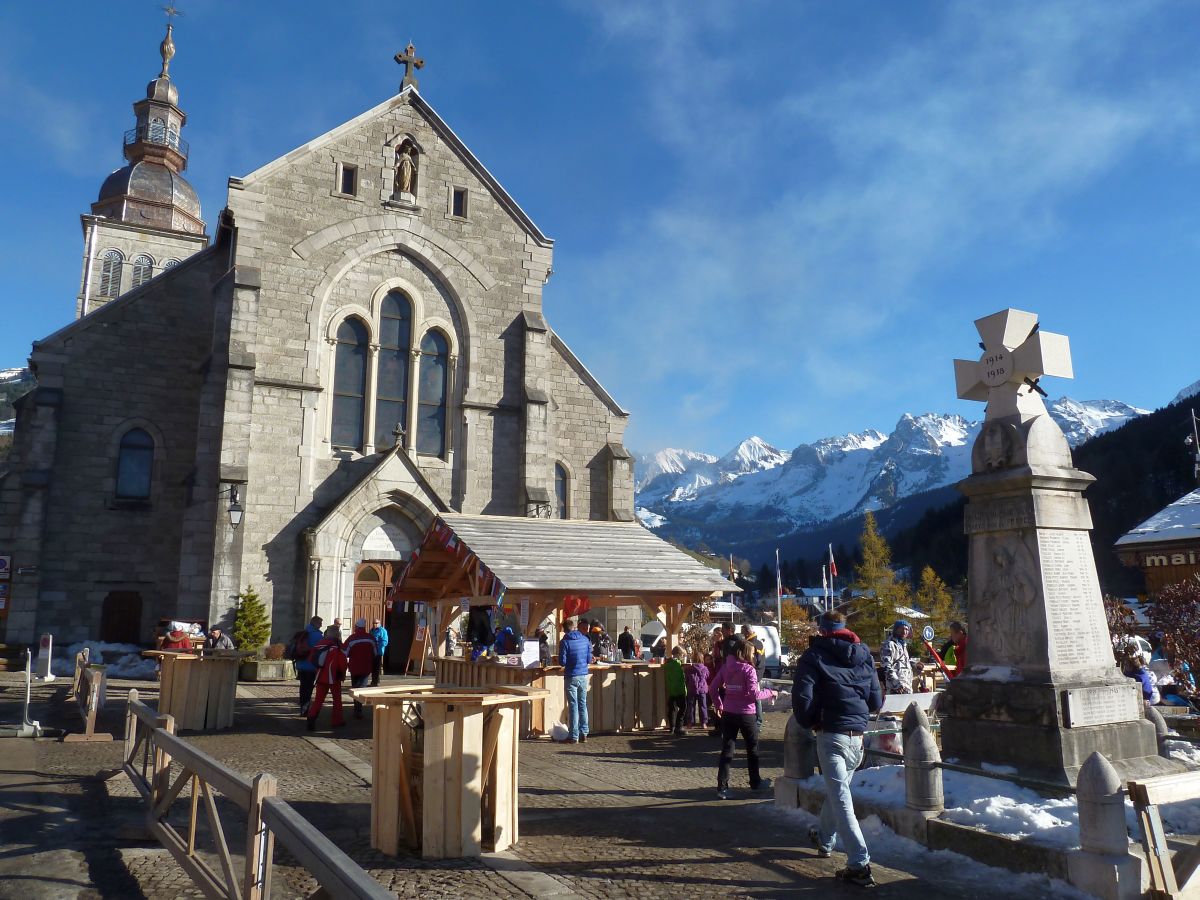 le grand bornand ski fond_church